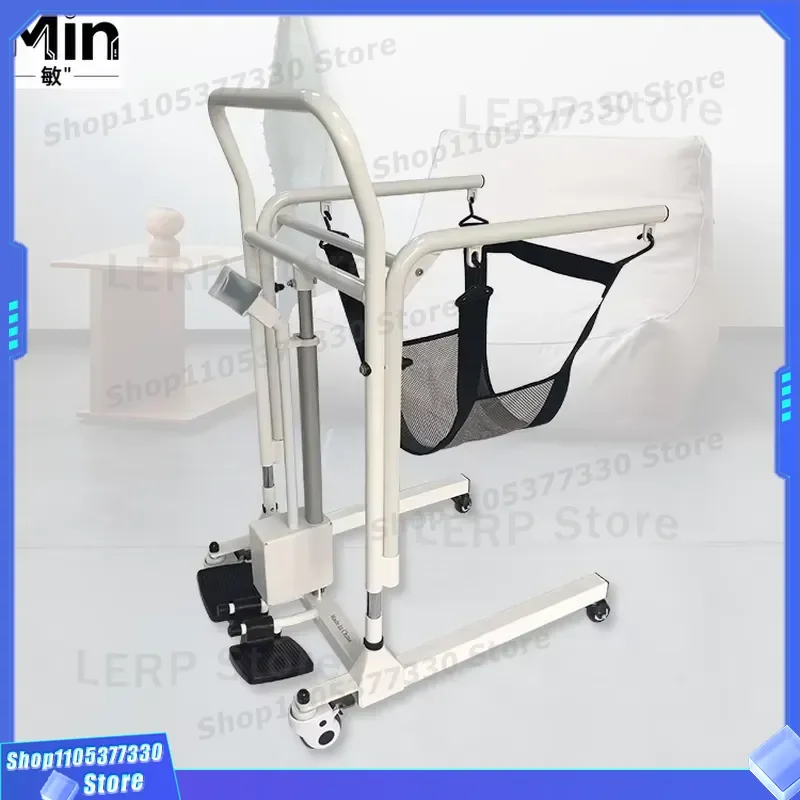 Portable Hydraulic Patient Lift Chair Nursing Transfer Wheel Machine