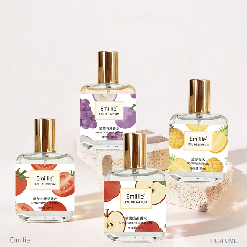 Fresh Sweet Fruity Gourmet Perfume,apple Grape Pineapple Fruit Body Fragrance Spray,natural Long-lasting Elegant Women's Perfume