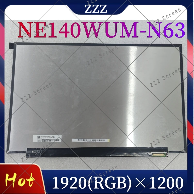 ラップトップLCDディスプレイ画面,14.0インチ,NE140WUM-N63, NE140WUM-N63,fhd,1920x1200エッジ,30ピン,95% srgb