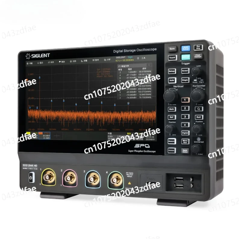 Resolution Digital Storage Oscilloscopes 12-bit Resolution Siglent SDS1072XHD/SDS1102XHD/SDS1104XHD/SDS1202XHD/SDS1204XHD High