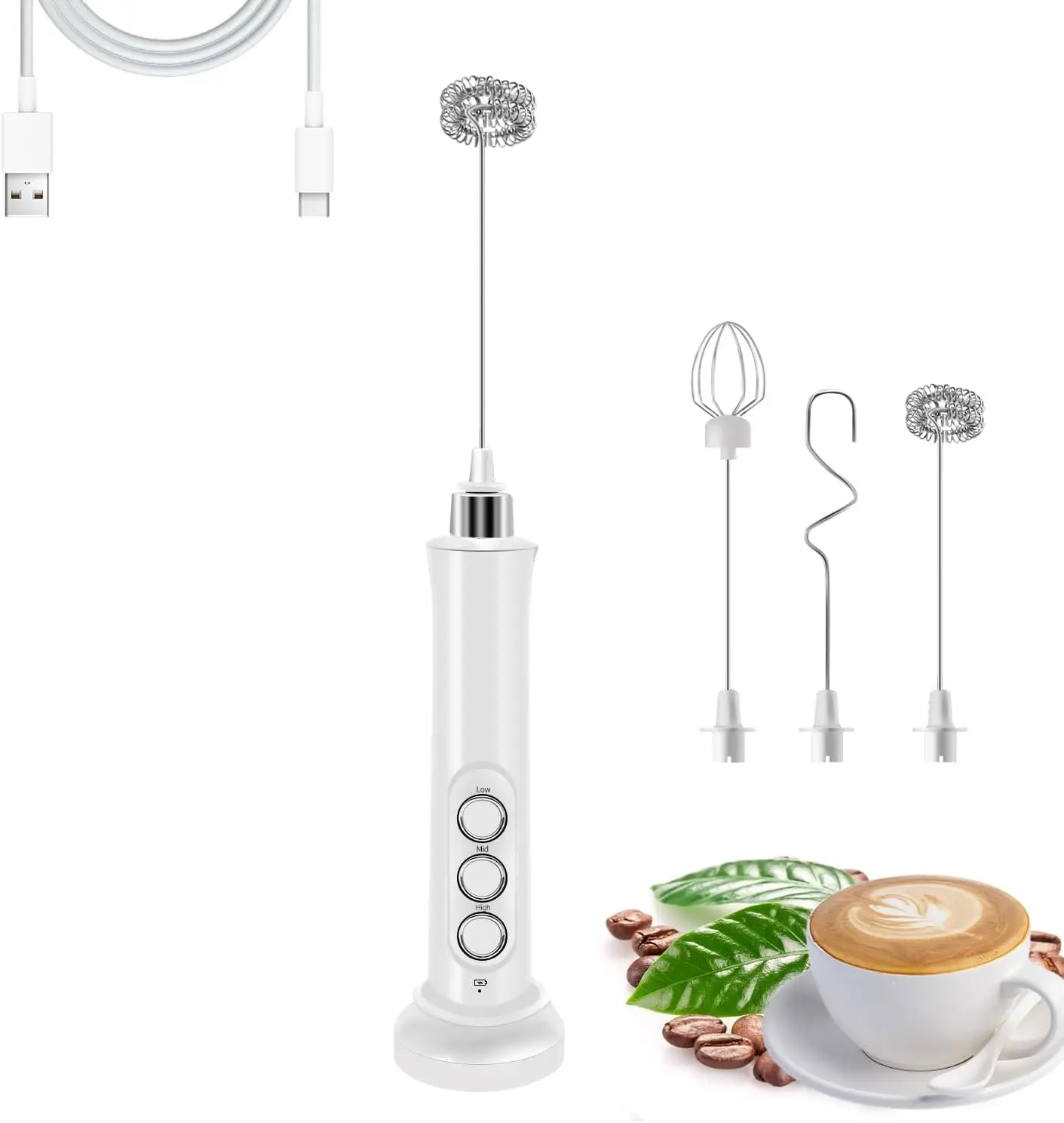 2026-new-upgrade-rechargeable-milk-frother-handheld-stainless-steel-whisks-3-speed-adjustable-electric-whisk