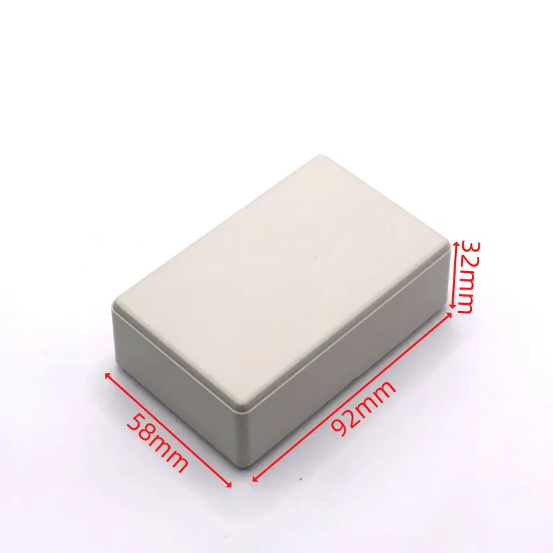 1pcs ABS Enclosure Case Plastic Box Circuit Board Project Electronic 92X58X32mm Black White DIY Wire Junction Boxes