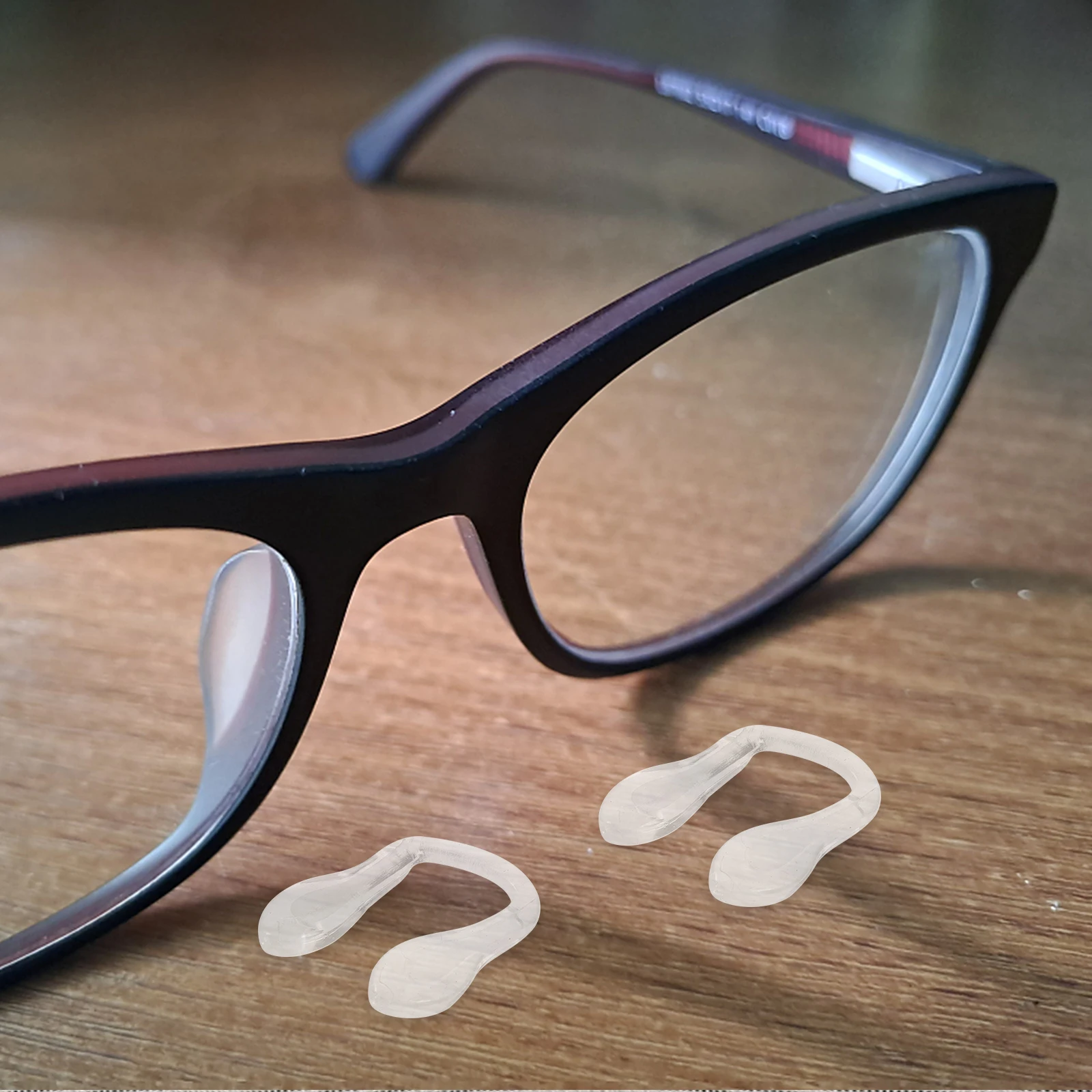 

4pcs Clear Glasses Eyeglass Pads Soft Protector Replacement Bridge Child Silicone Comfort Anti Most Frames