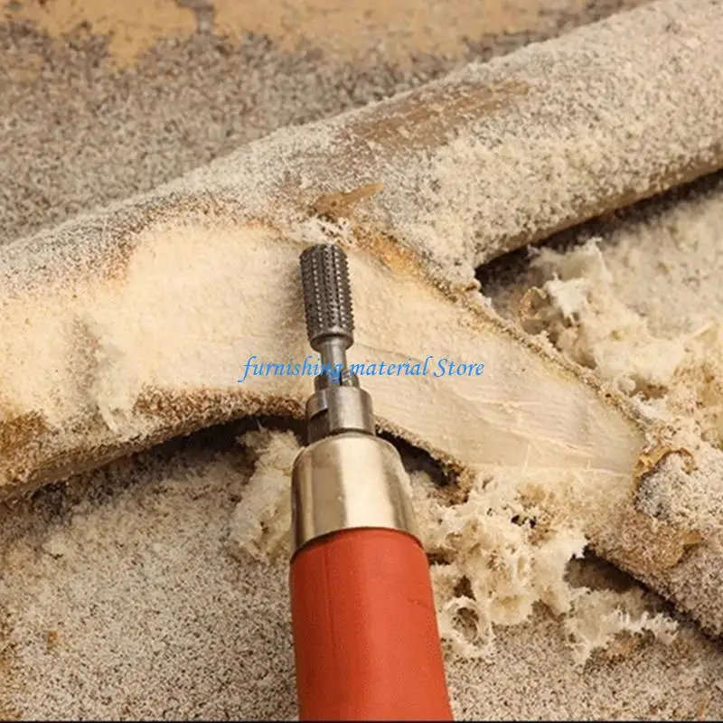 Y5GD 5Pcs Carving File Rasp Drill Bit Woodworking Twist Drill Bit for Wood