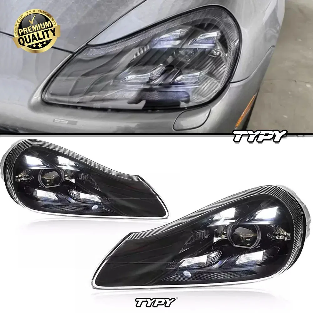 

Автомобильные фары TYPY для Porsche Cayenne, светодиодные фары 2007-2010 Cayenne 957, линзы проектора Drl, автомобильные аксессуары