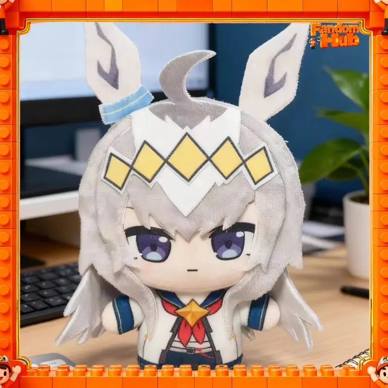 

Uma Musume Pretty Derby Anime Game Peripheral, Special Week 10cm Cute Nunu Body Cotton Doll Plush Bag Charm Plush Toy Gift