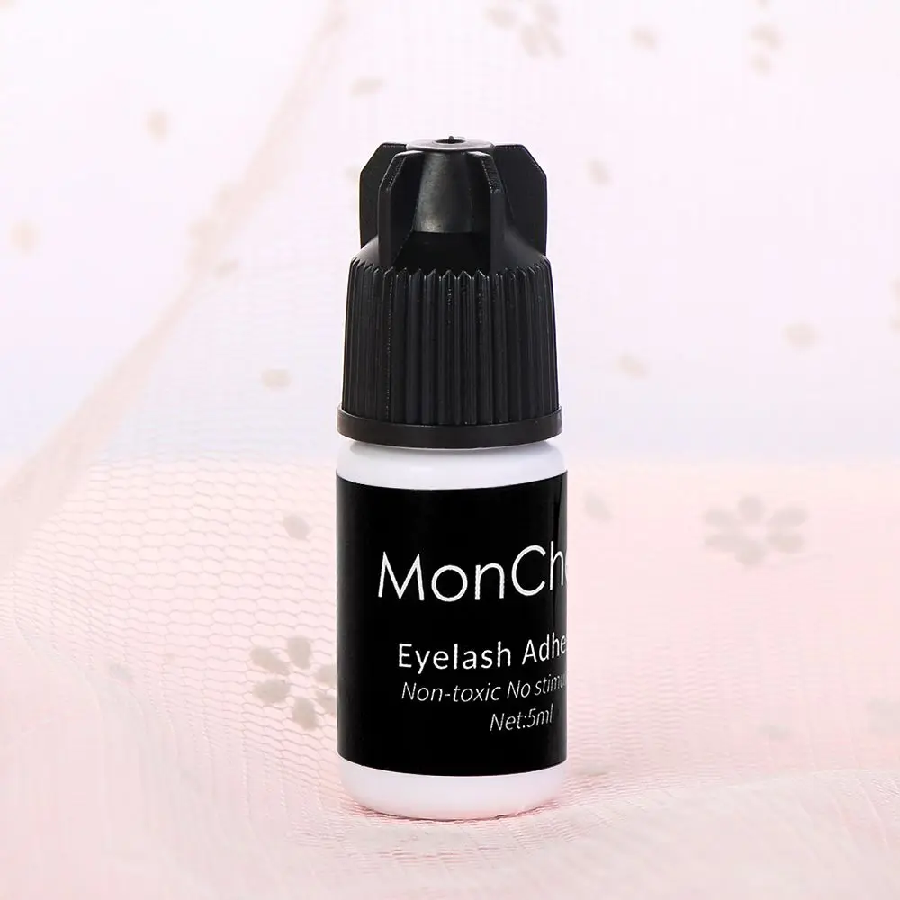 Alta qualità Non irritante Ultime 6-7 settimane Adesivo per ciglia individuali 3s Colla per extension ciglia ad adesione forte ad asciugatura rapida