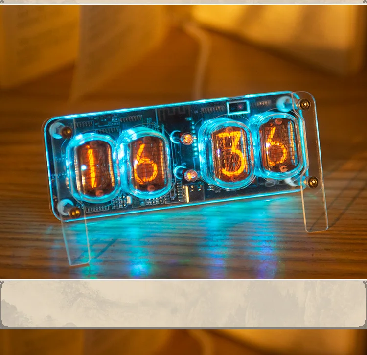 Nixie Clock 4 digits　IN-12 & B5092 Sc249e3765a794914a88bc1f6799c9