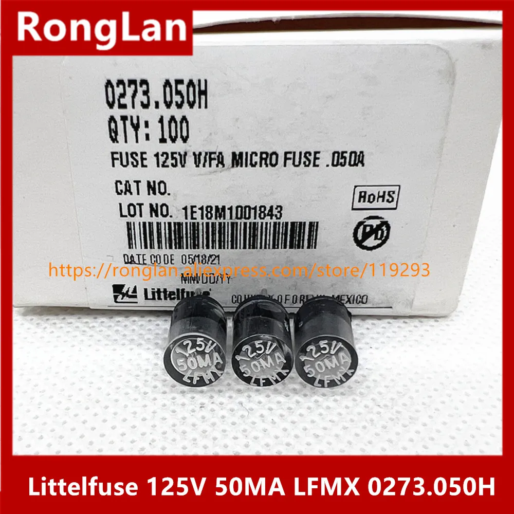 [SA]US imports original special forces Littelfuse Fuses 125V 50MA 2A 100MA 500MA 1A LFMX 0273.050H--20PCS/LOT