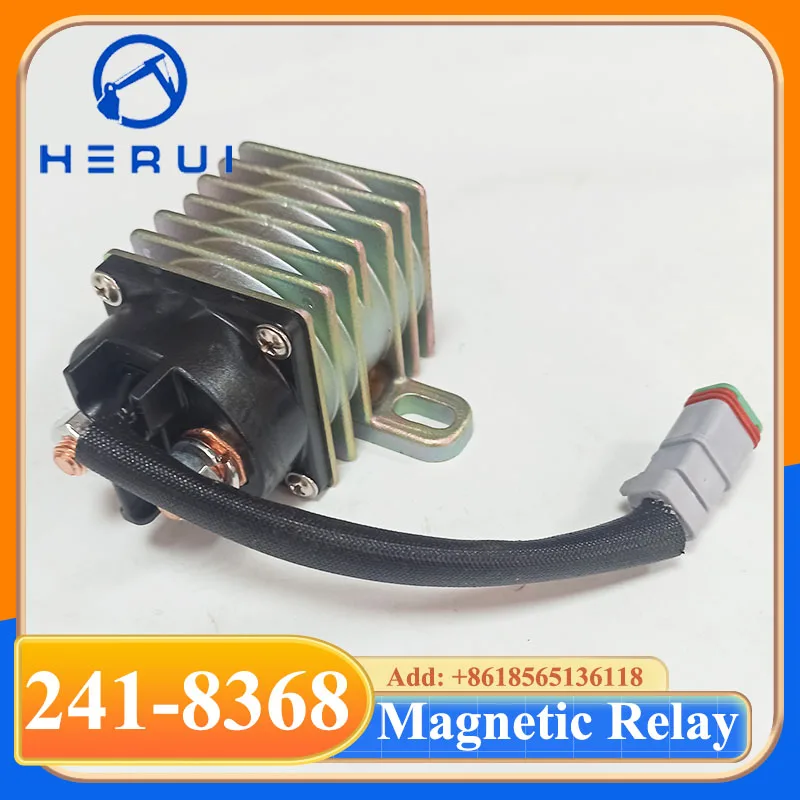 C9 Magnetic Relay Switch 241-8368 2418368 for Excavator E325D E329D E330D E320 E326 Loader 953D 924H