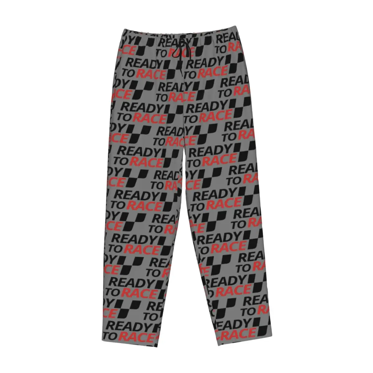 Custom Print Women Ready To Race Pajama Pants Sleepwear Sleep Lounge Bottoms with Pockets