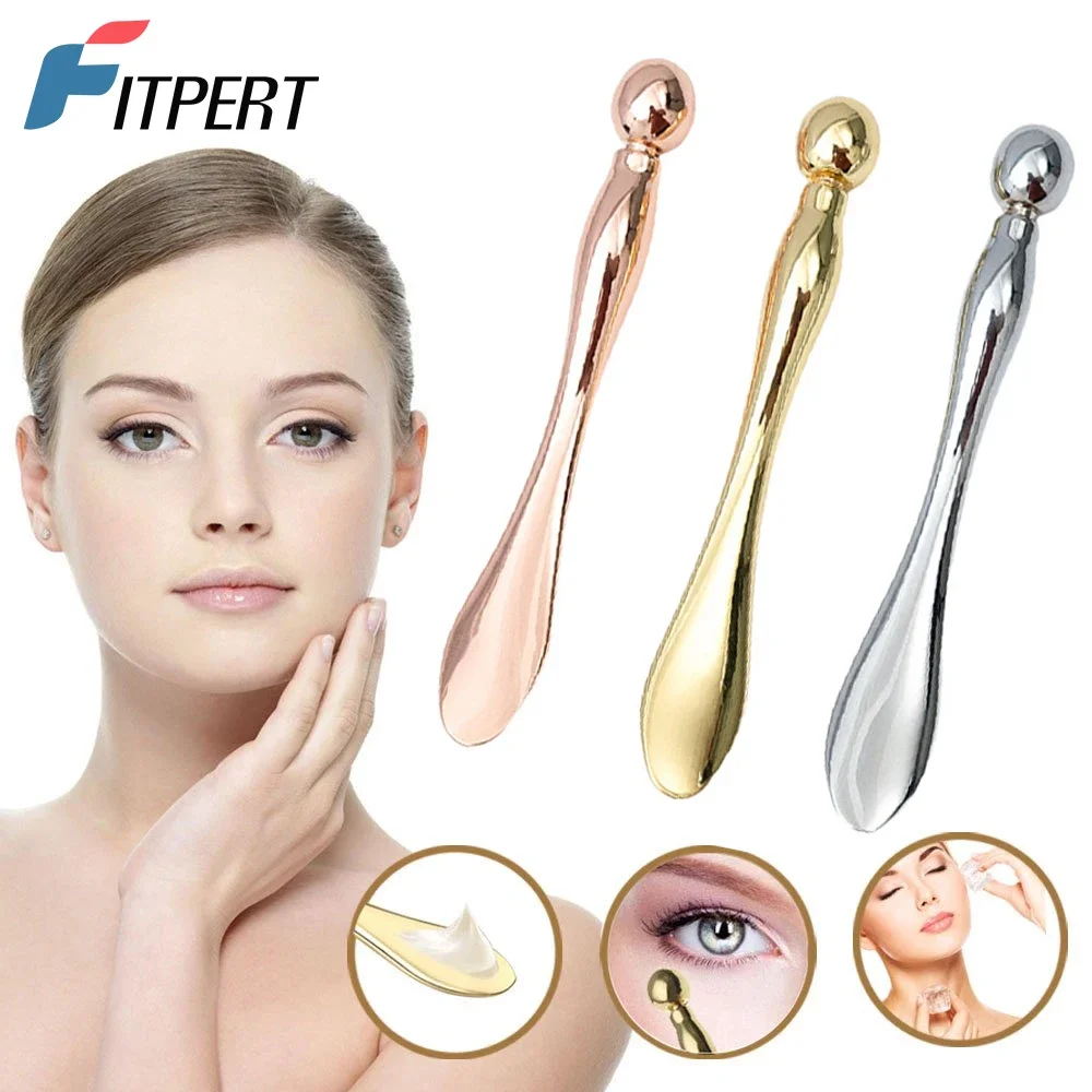 Metal Face Massage Stick Anti Wrinkle Eye Cream Applicator Mask Mixing Spatulas Scoop Eyes Massage Beauty Bar Massage Tools New