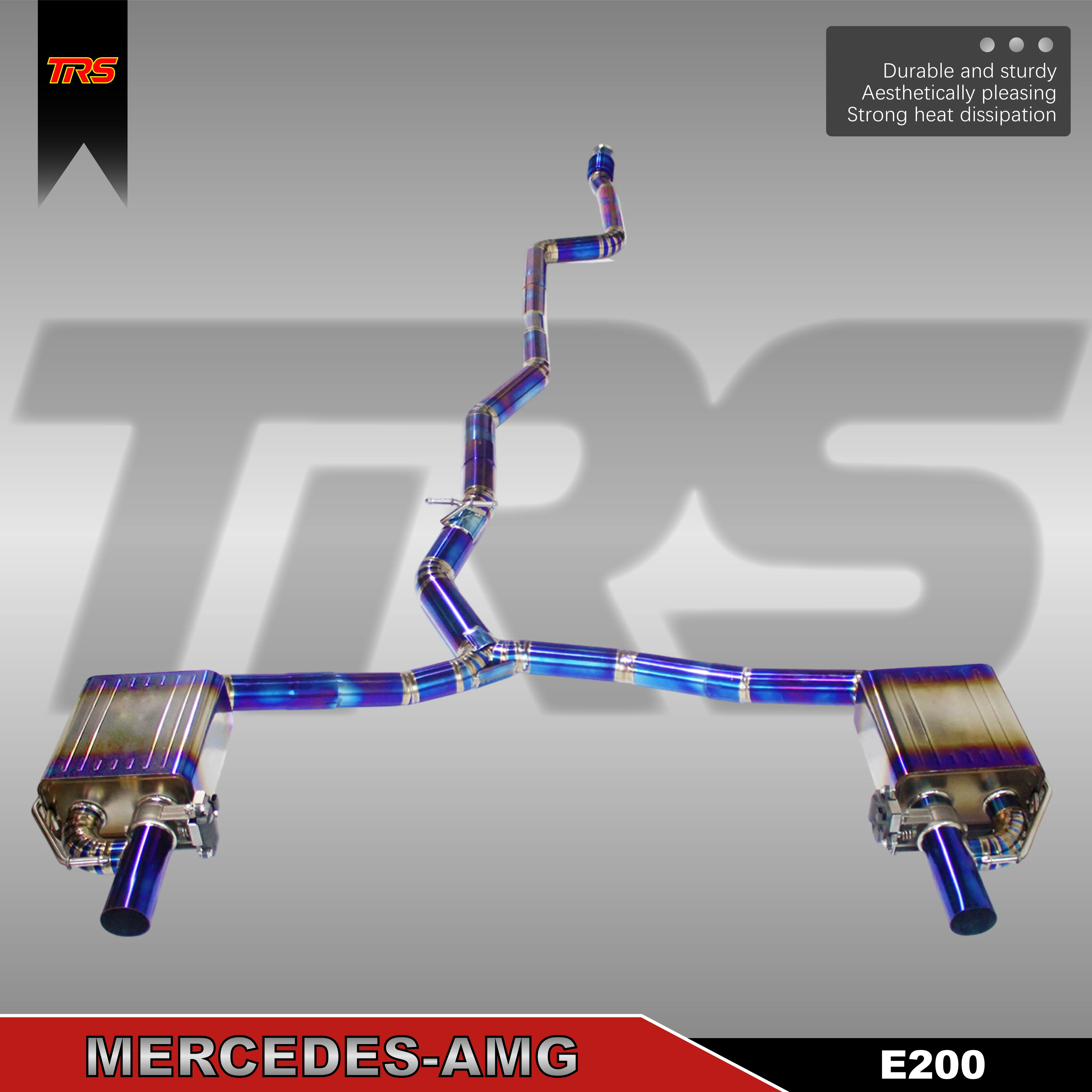 

Valvetronic Acoustic System for W213 Sedan 2.0T - T304 Dual-Tip, Quad-Mode Control, Direct Bolt-On