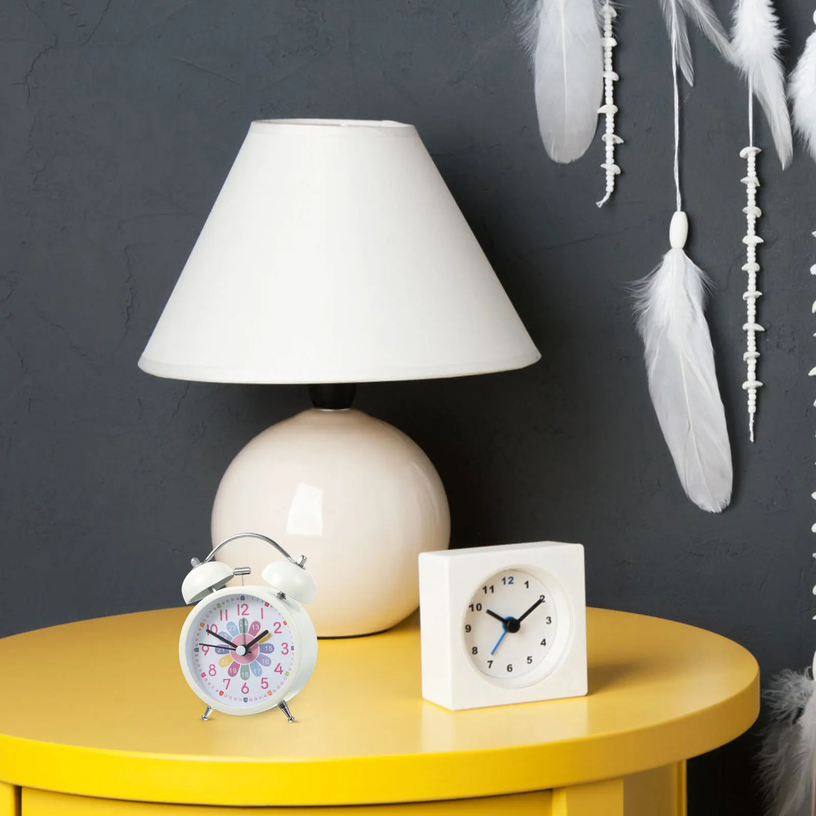 

Glow in The Dark Alarm Clock Lovely Matching Design for Office Bedroom Practical Exquisite Gift Bedroom Clock Table Decor