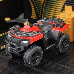 1:36 Alloy ATV Motorcycle Model Diecasts Metal Beach All-Terrain Off-Road Motorcycle Motorcycle Model Simulation Kids Toys Gifts