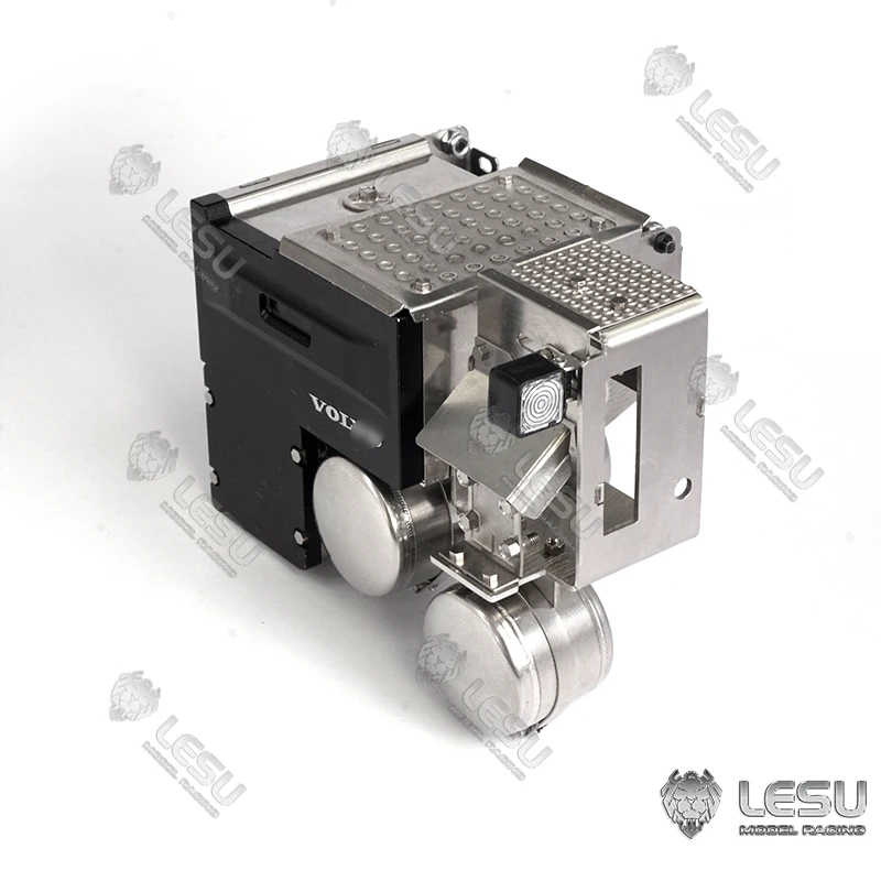 Części RC Lesu Zbiornik Urylu Skrzynka Akumulatora Zbiornik Wydechowy Tamiyaya Do Skala 1/14 Fh16 Zdalnie Sterowany Ciągnik Ciężarowy Th16725