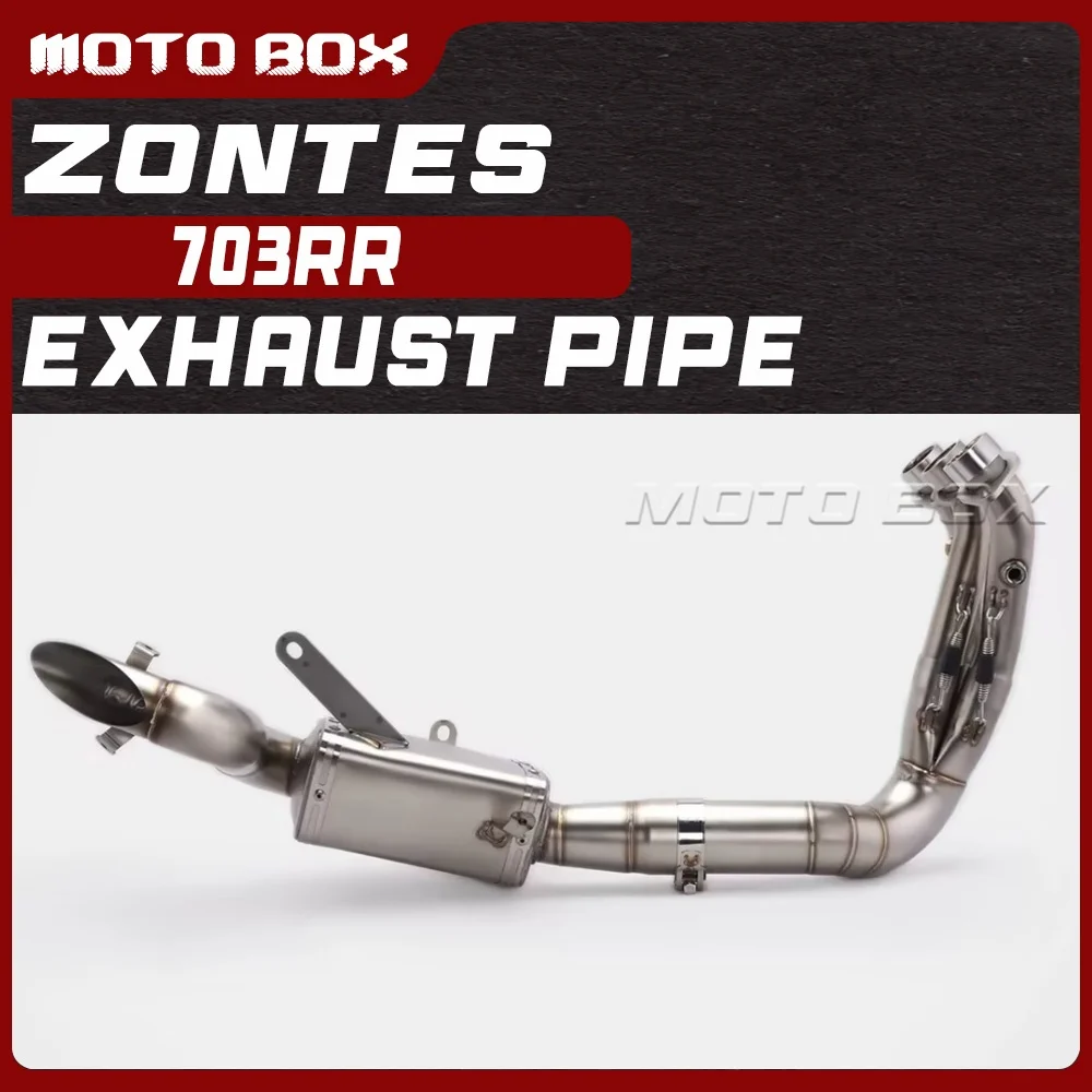

For ZONTES 703RR stainless steel valve exhaust pipe for 703rr rr 703 703 rr rr703