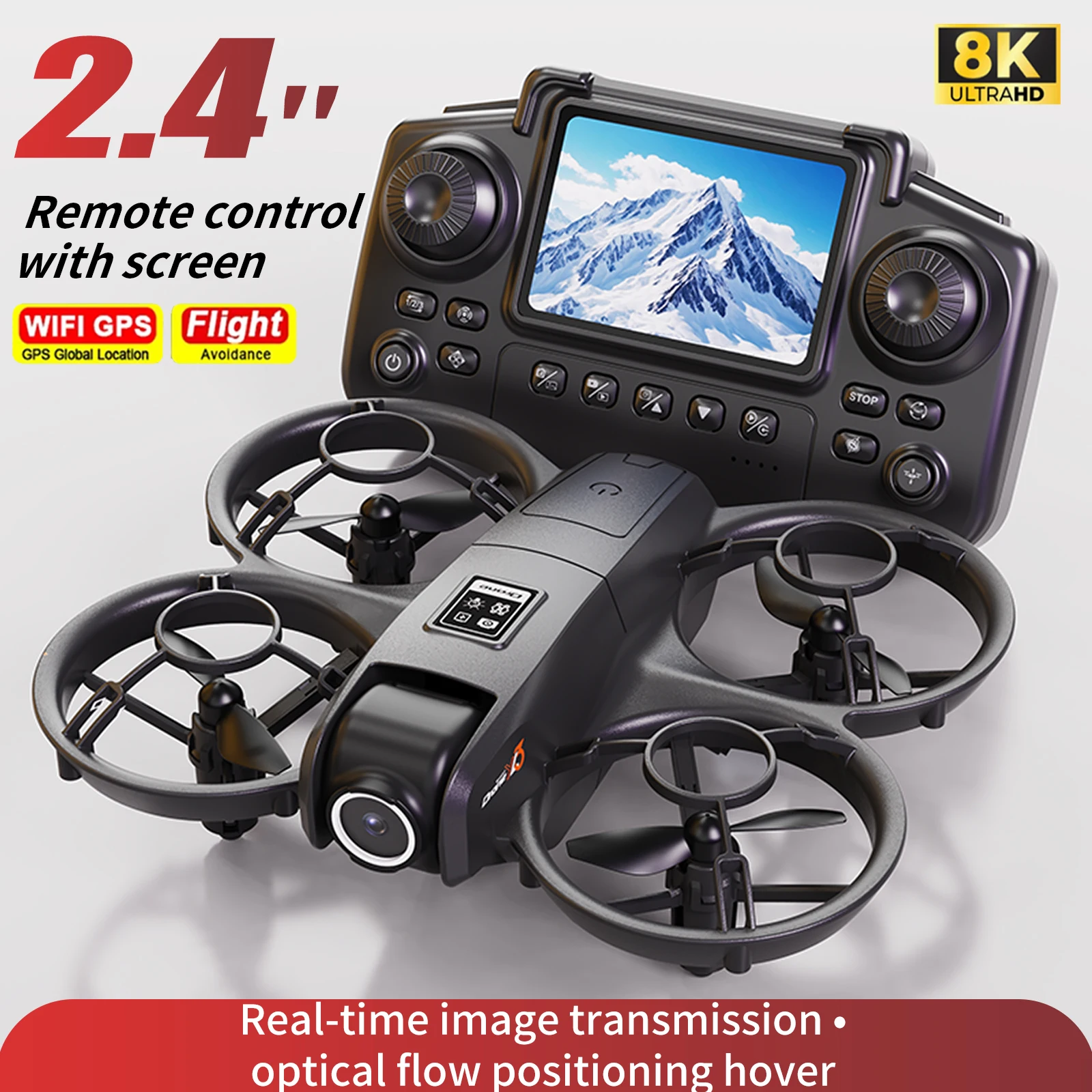 

Радиоуправляемый дрон YL3 с экраном RC 180 ° Электрическая регулируемая 4K HD камера, Wi-Fi, световой поток, карманный дрон для предотвращения препятствий, радиоуправляемый квадрокоптер