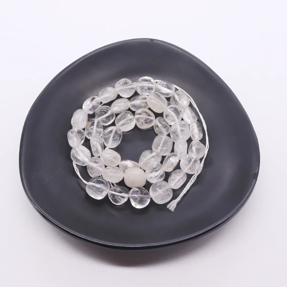 

High Quality Irregular Natural White Transparent Crystal Pop Beads Jewelry Crafts DIY Accessories Bracelets Necklaces Jewelry