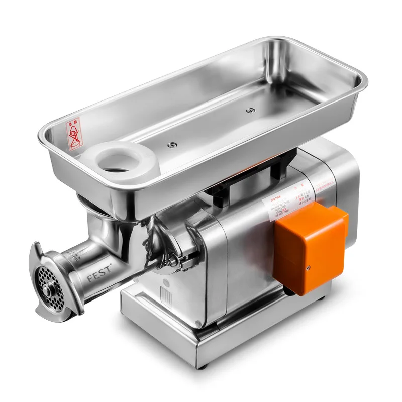Commercial Heavy  Electric Meat Grinder, Multifunctional Frozen Beef Fish Mincer & Chopper Machine