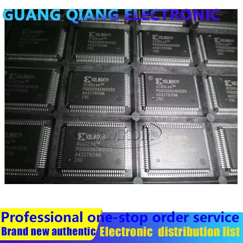 

1PCS XC95144-15PQG100C IC CPLD 144MC 15NS 100QFP