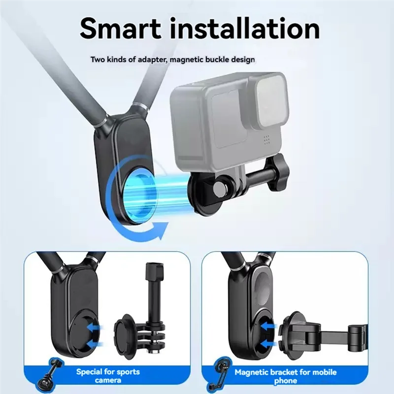 

Hands Free Neck Tripod Chest Mount For Gopro DJI Insta360 Iphone Android For Gopro DJI Insta360