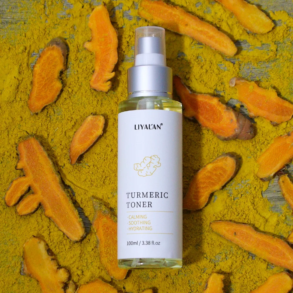 

Cross border turmeric toner Turmeric tone repair brighten darken and moisturize face spray