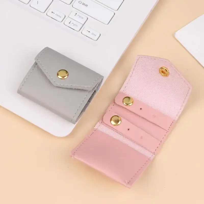 多機能小型ジュエリーロールバッグ、クイックバックル付き、長方形デスクトップイヤリングリングダイヤモンドネックレス収納バッグ