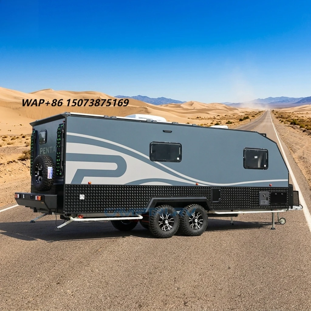 CAMPTRL New Design Large Rv Off Road Camping Motorhomes Travel House Camper Caravan Trailer