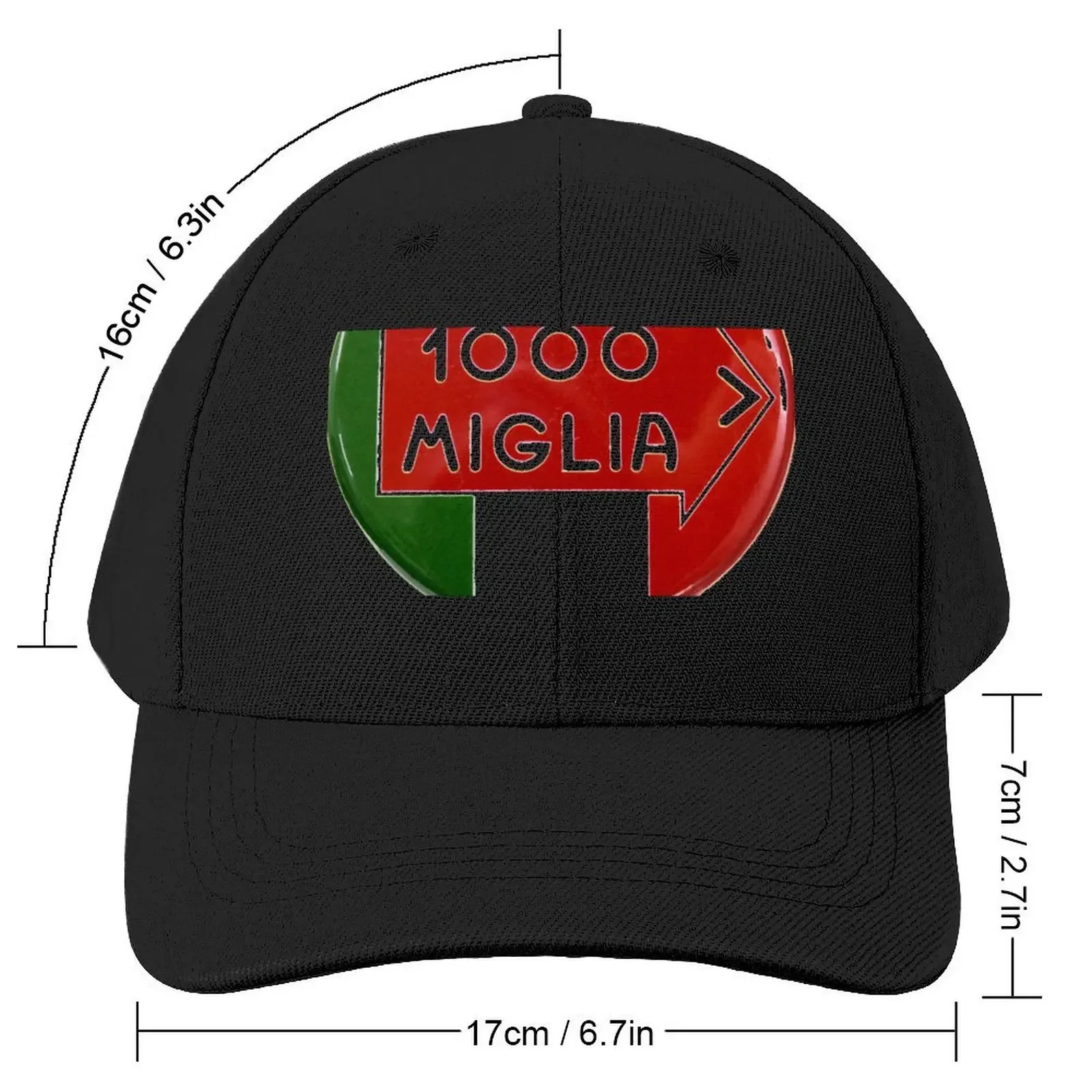 Mille Miglia 1000 Miglia Italy Classic Baseball Cap foam party Hat Sunhat birthday Hood Women's Beach Outlet 2025 Men's