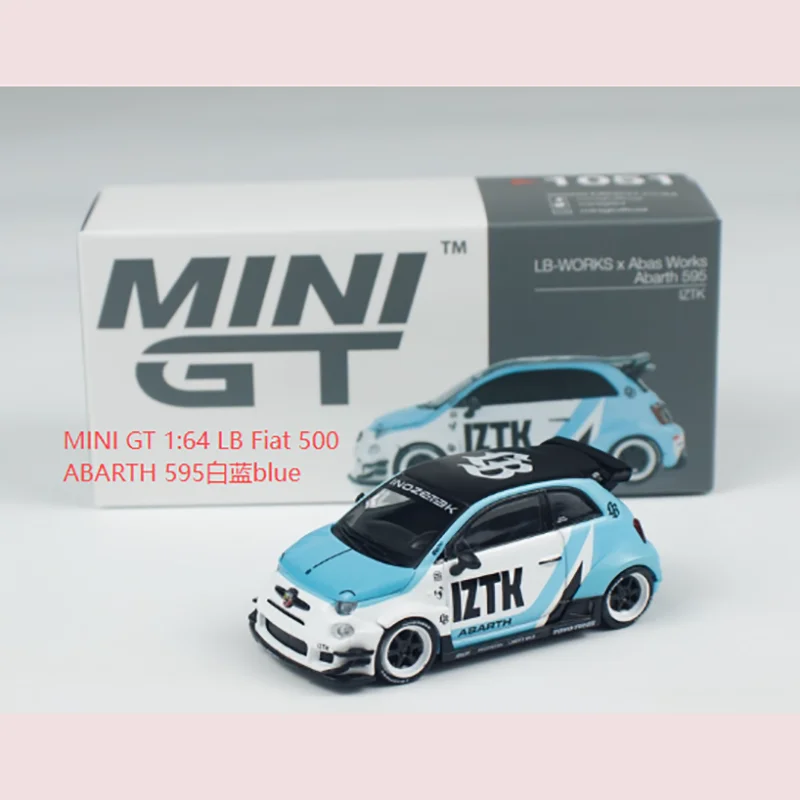 Mini GT 1:64 Scale LB 500 Abarth 595 Alloy Sports Car Model