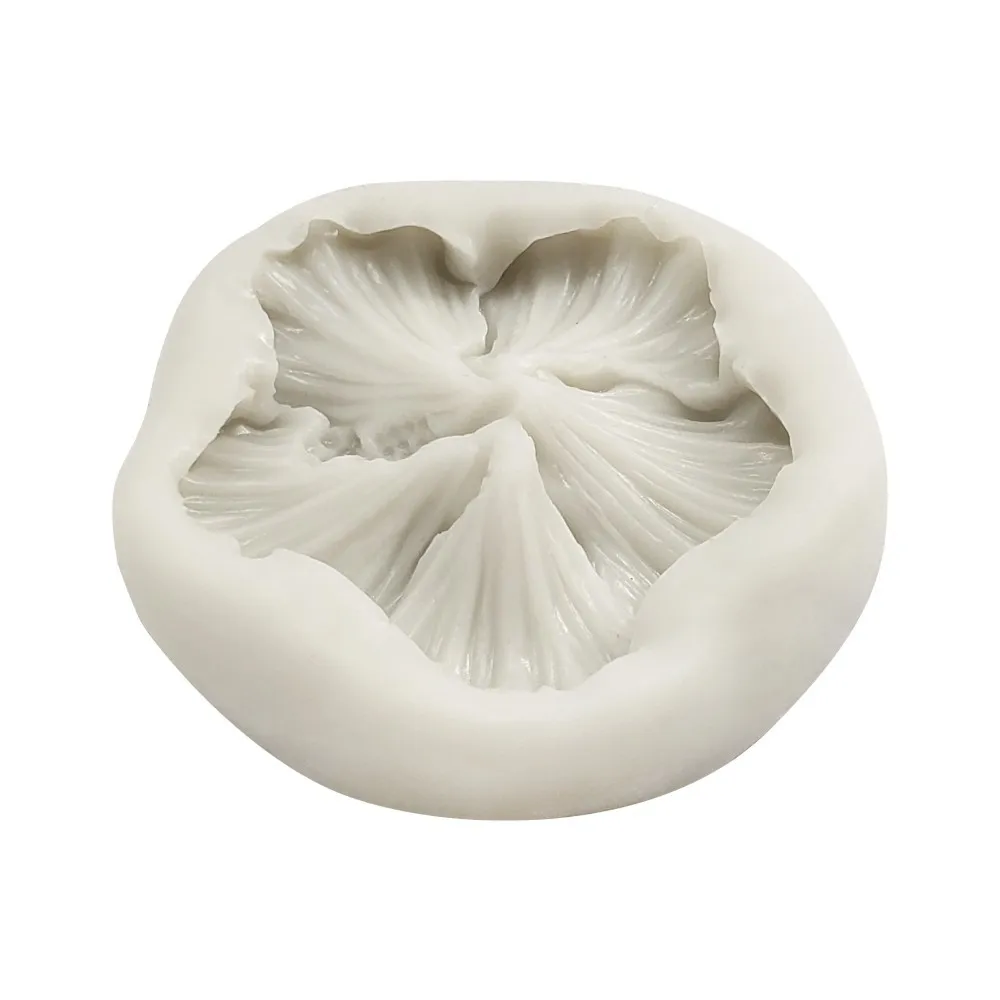3D Kwiat Hibiskus Silikonowe Formy Fondant Craft Cake Candy Chocolate Sugarcraft Ice Baking Tool Mould M2353 — zdjęcie 6