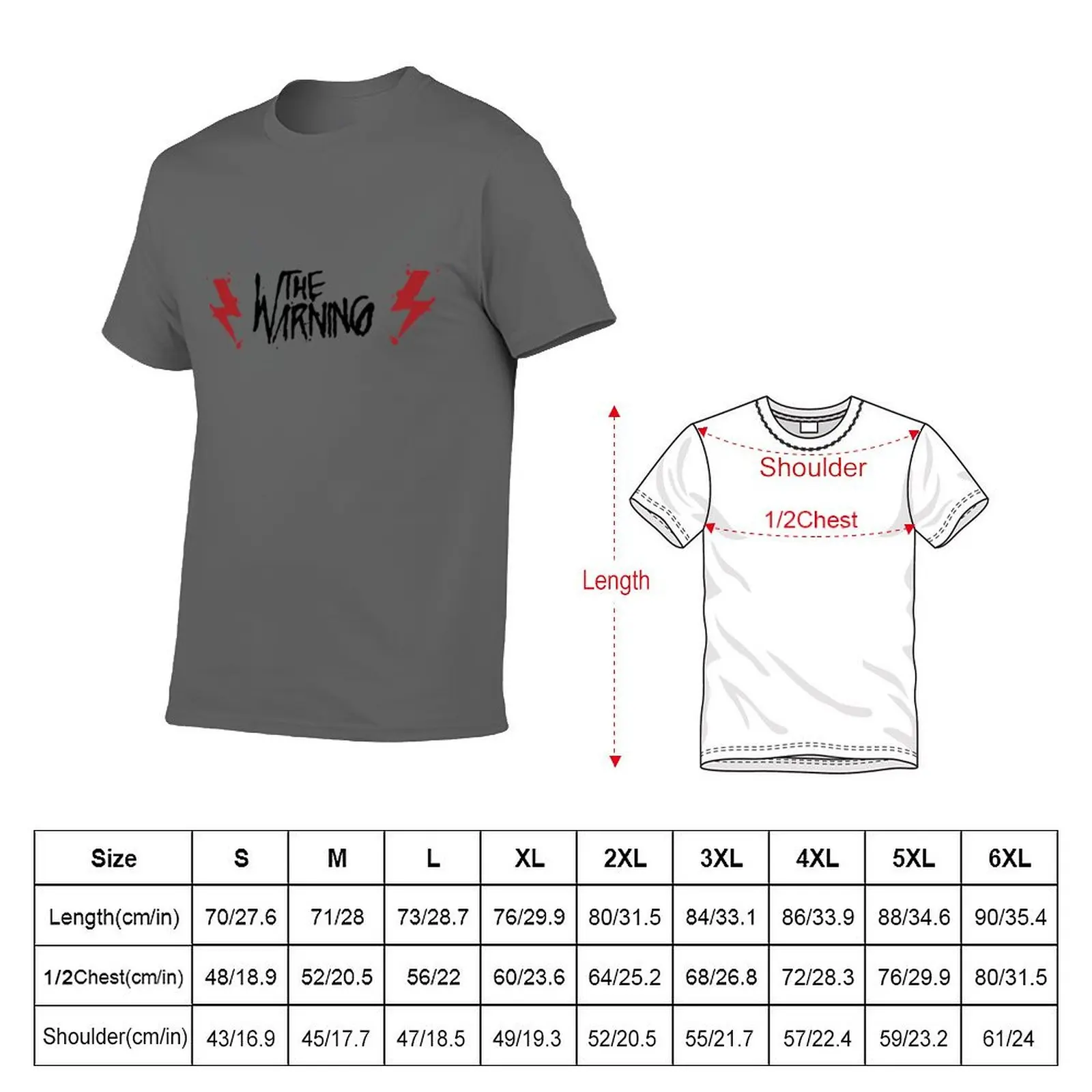 The Warning - Mexican rock band T-Shirt plain vintage graphic tee shirts men