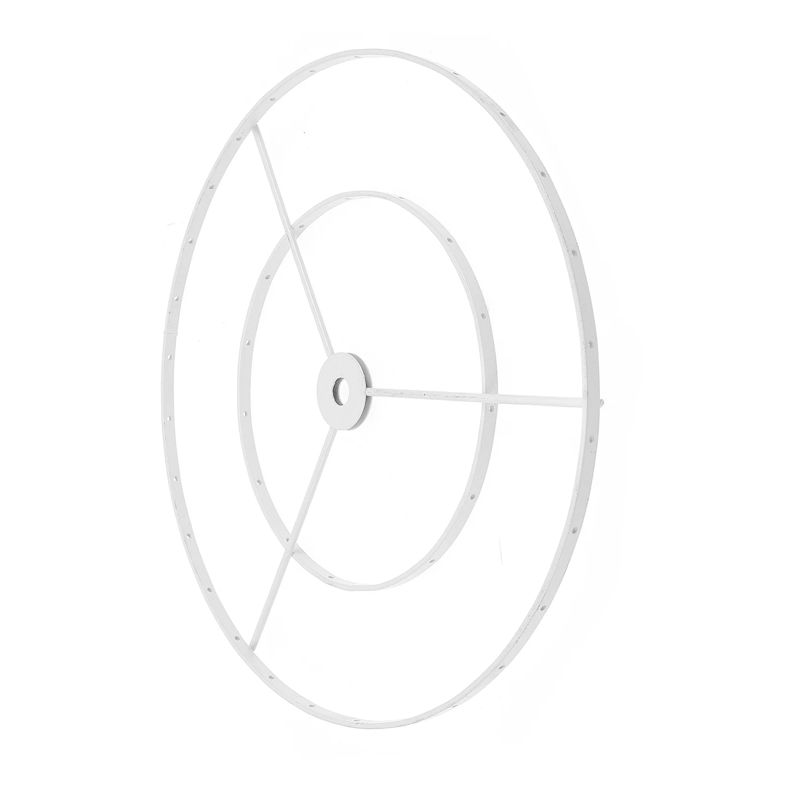 

Crystal Lamp Shade Frame 25Cm Double Layer Vintage Holder For Pendant Chandelier Ceiling Light Lampshade Ring Fitter