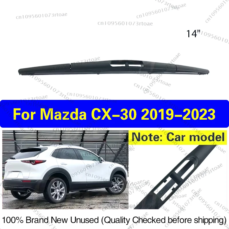 

For Mazda CX-30 CX30 2019 2020 2021 2022 2023 Wiper 14" Rear Wiper Blade Windshield Windscreen Clean Tailgate Window Brush