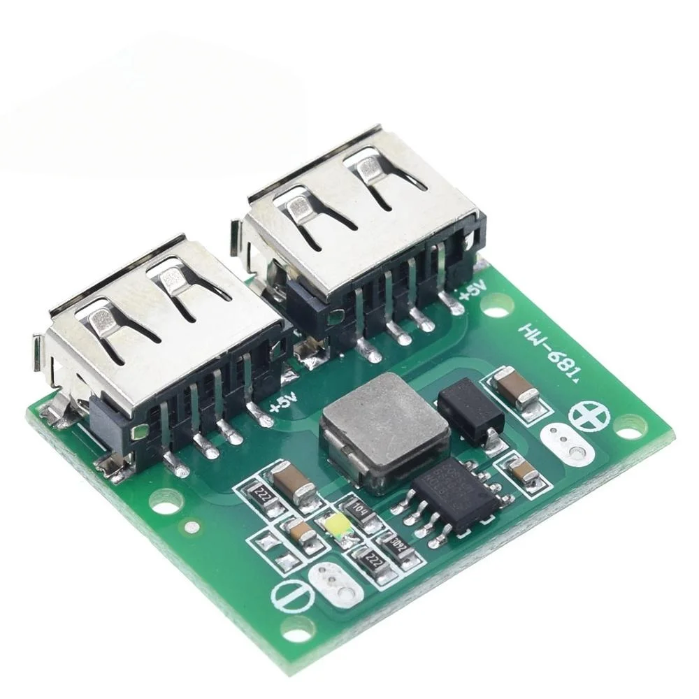 24V 12V 9V to 5V 3A DC-DC Step Down Charger Power Module Dual USB Output Buck Voltage Board Car Charge Charging Regulator 6-26V