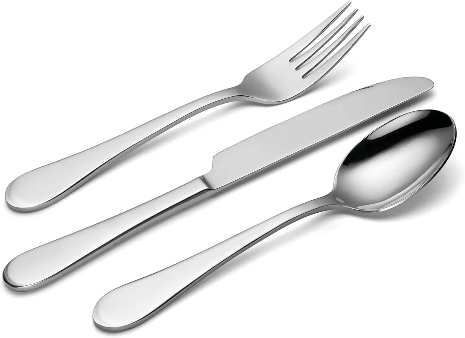 45-Piece Flatware Set, Service for 8, Silver