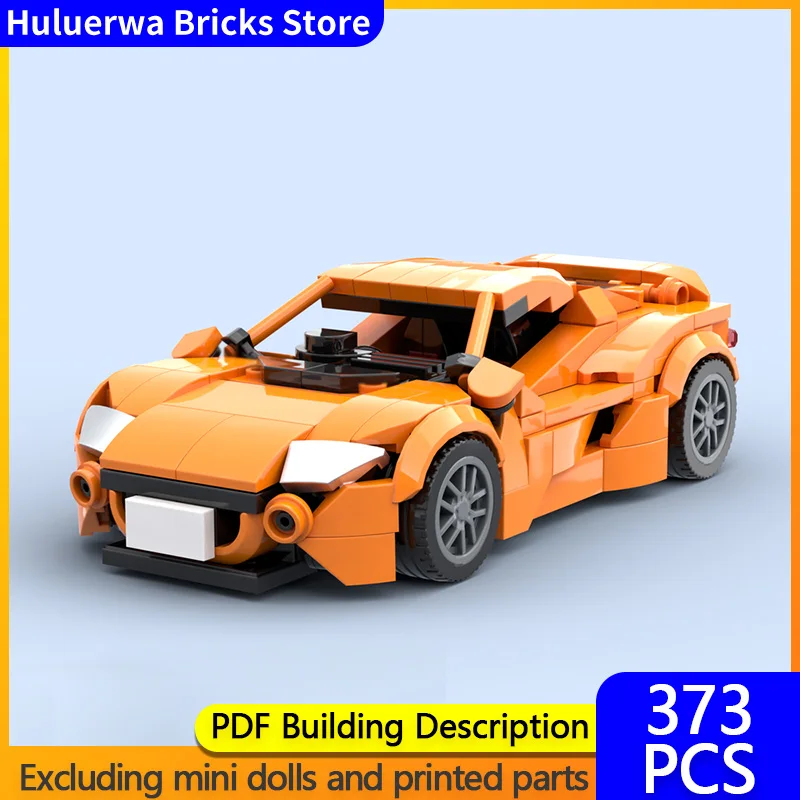 

Модель скоростного гоночного автомобиля MOC, строительные кирпичи ASL Garaiya Hypercar, модульная технология, детские праздничные подарки, сборка игрушек, костюм