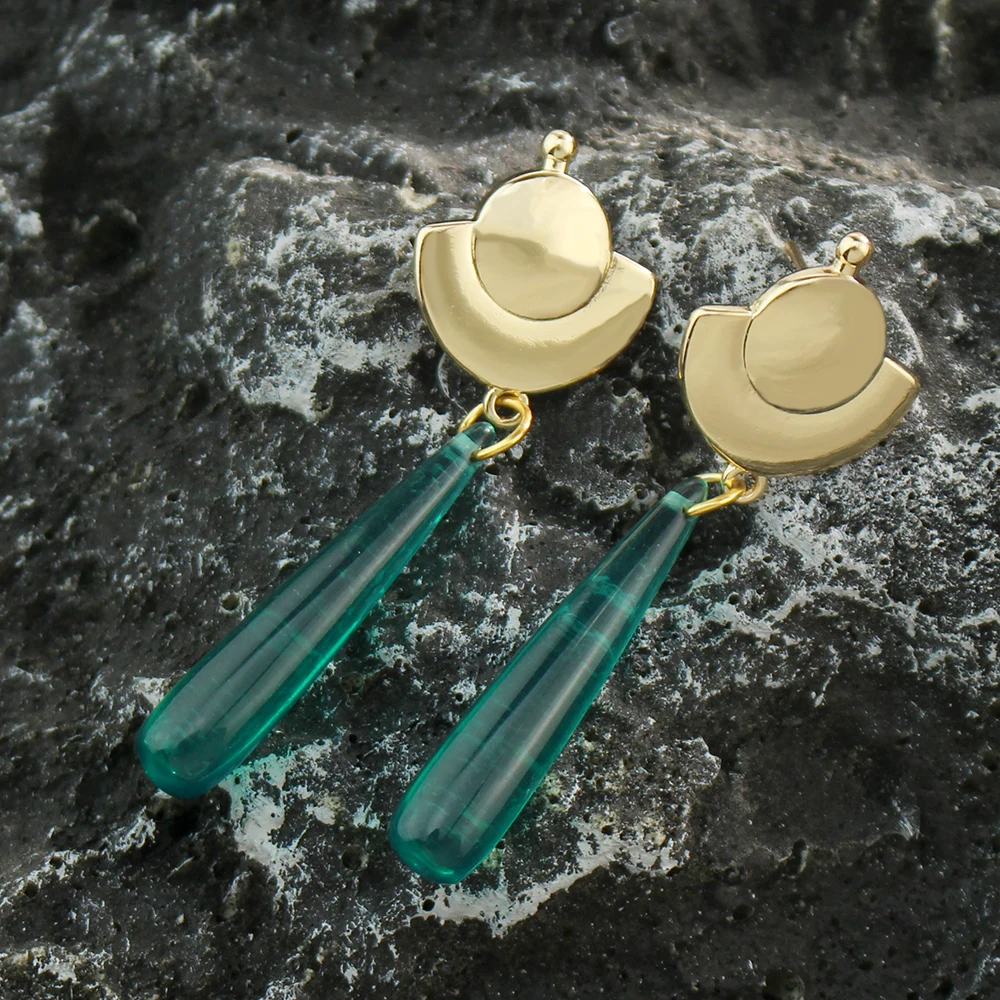 Anime Maomao Cosplay Earrings Green Pendant Ear Studs Accessories Props Charm Earrings Gifts for Women Girls