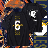 Lebron James # 6 and # 23 Jersey Print Graphic T-shirts Men's and Women's Short-sleeved T-shirts Men's Clothing Street T-shirts