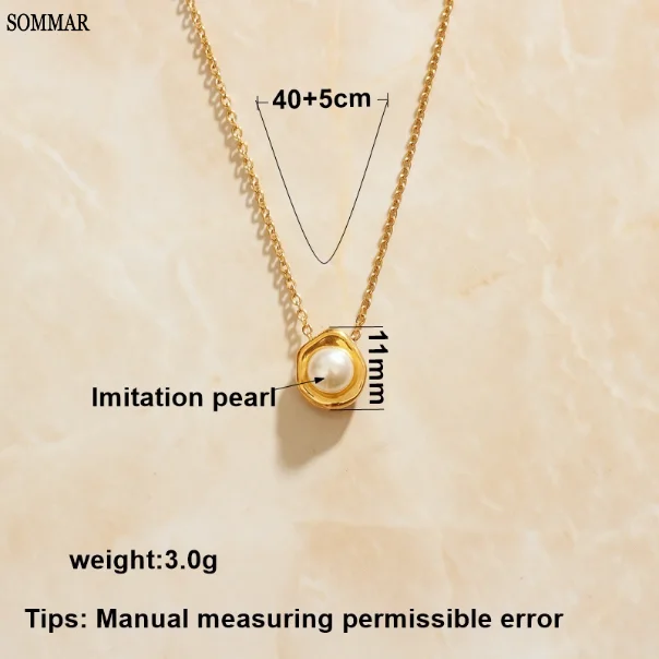 SOMMAR 2022 summer Fashion Design Gold Plated Girlfriend pendant necklace fashion pearl necklace tattoo choker summer jewelry