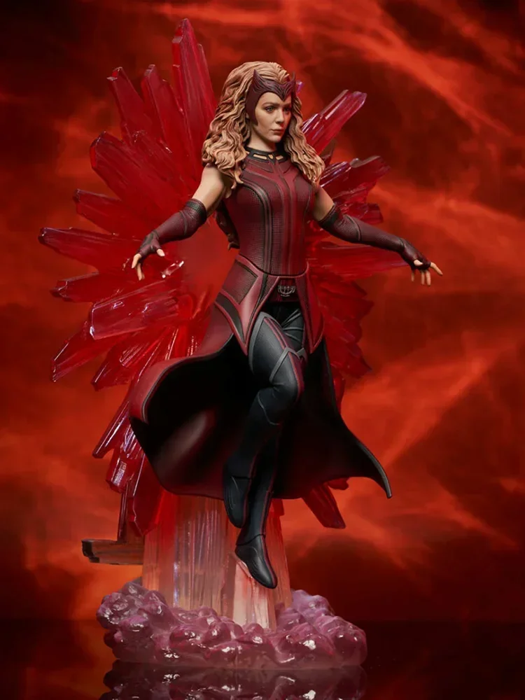 Dst Marvel Art Gallery Series Scarlet Witch10-Inch  Action Figure Collection Model Toy Anime Peripheral Toys Kids Gift