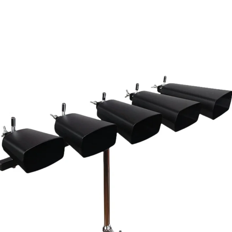 Campanaccio da 4/5/6/7/8 pollici con mazze di legno Campana da jazz in acciaio metallico Campana per bestiame Parti e accessori per strumenti a percussione