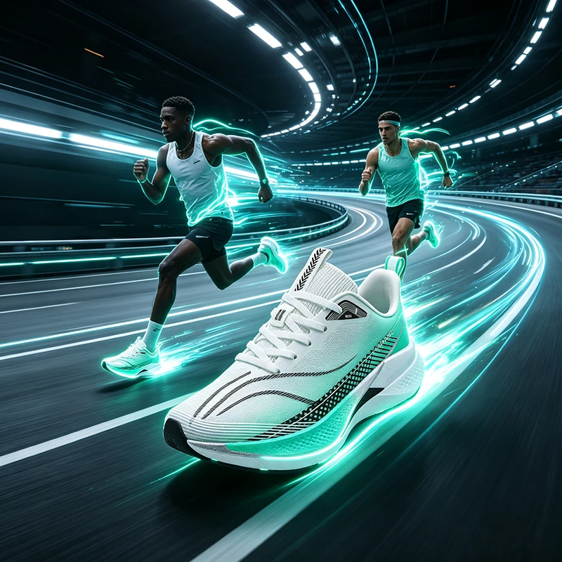 Running Shoes for Men Carbon Plate Professional Racing Marathon Training Running Sneakers Shock Absorption Sport Shoes for Women