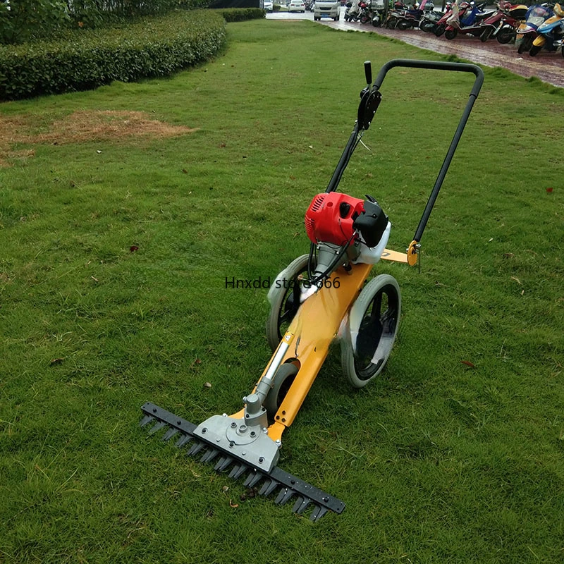 Multifunctional Four Stroke Small Gasoline Hand Push Lawn Mower For Land Reclamation/Agricultural/Orchard Brush Cutter