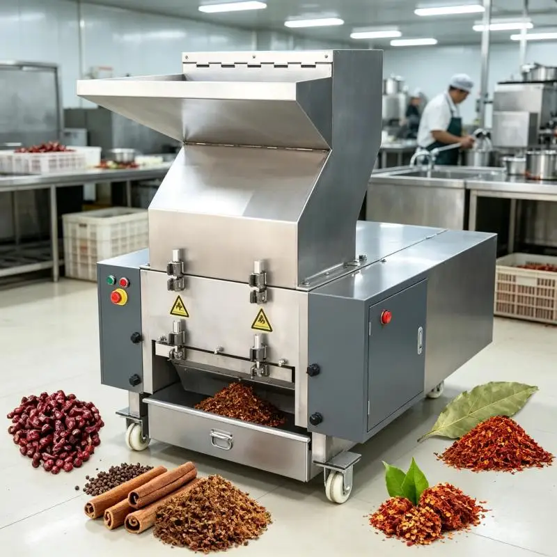 Coarse Crusher Machine Simple Structure Crushing Equipment Stable Transmission For Bone Shell Dried Fruit Shell Raw Material