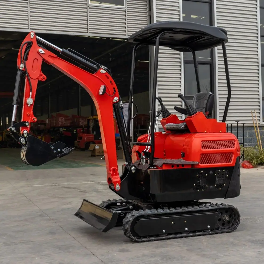 New Diesel 2000kg Mini Excavator Home Use Customized Small Backhoe Digger With Track Type 2 Tons Mini Excavator