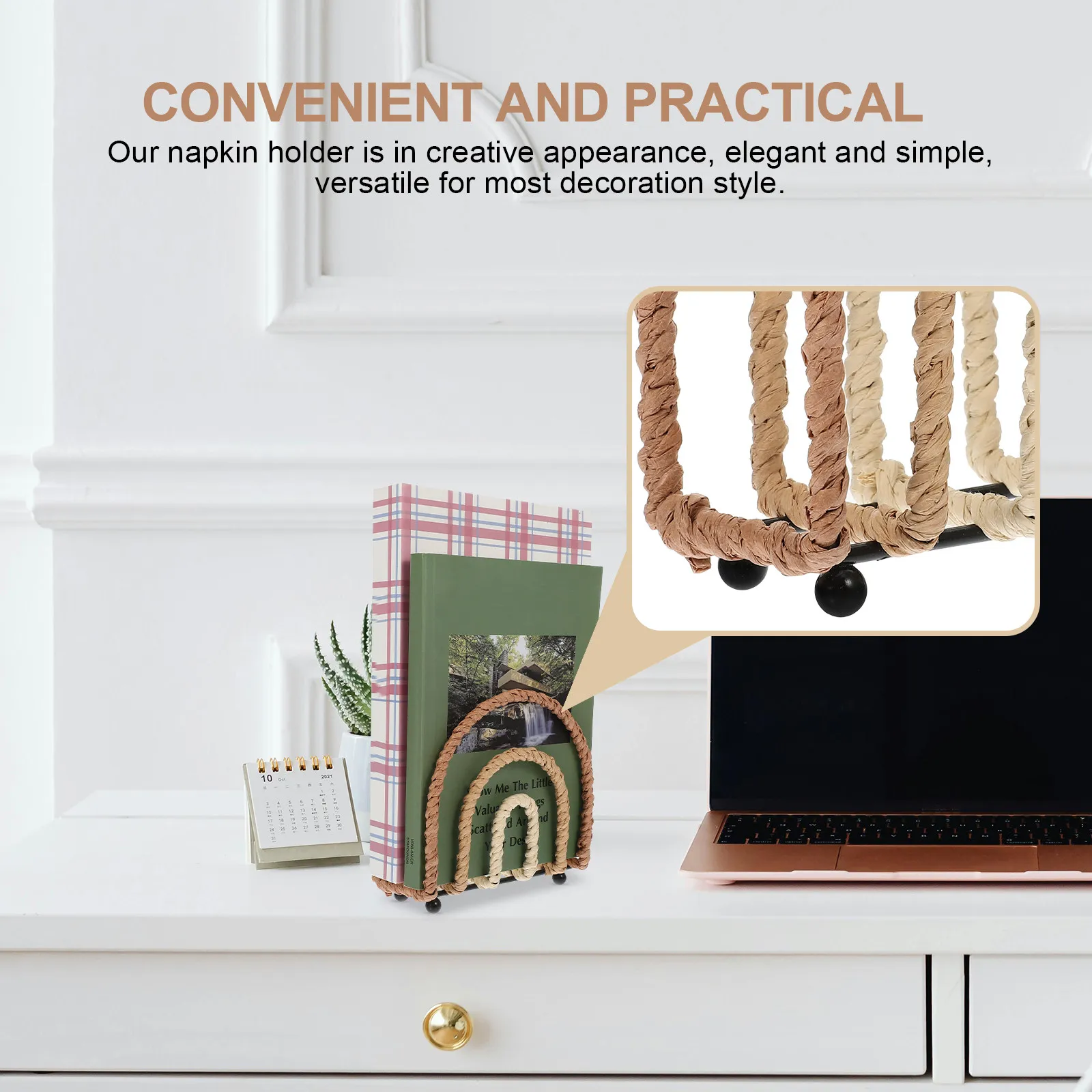 

Декоративная настольная подставка для салфеток из железа для кухни, ресторана, бара, офиса, дома. Отдельно стоящая современная подставка для хранения салфеток.