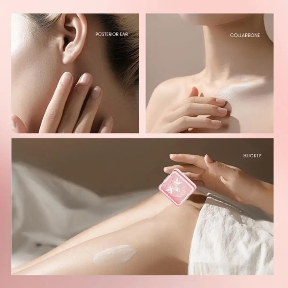 Solid Perfume Strawberry Gardenia Apple Balm, Lasting Fresh Fragrance Pocket-size Perfume Balm Romantic