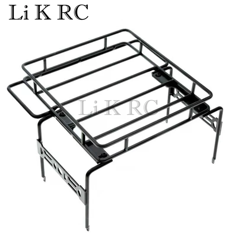 Metal Roof Rack Roll Cage Luggage Carrier Tray for 1/10 RC Crawler Car Axial SCX10 SCX10 II 90046 SCX10 III Upgrade Part